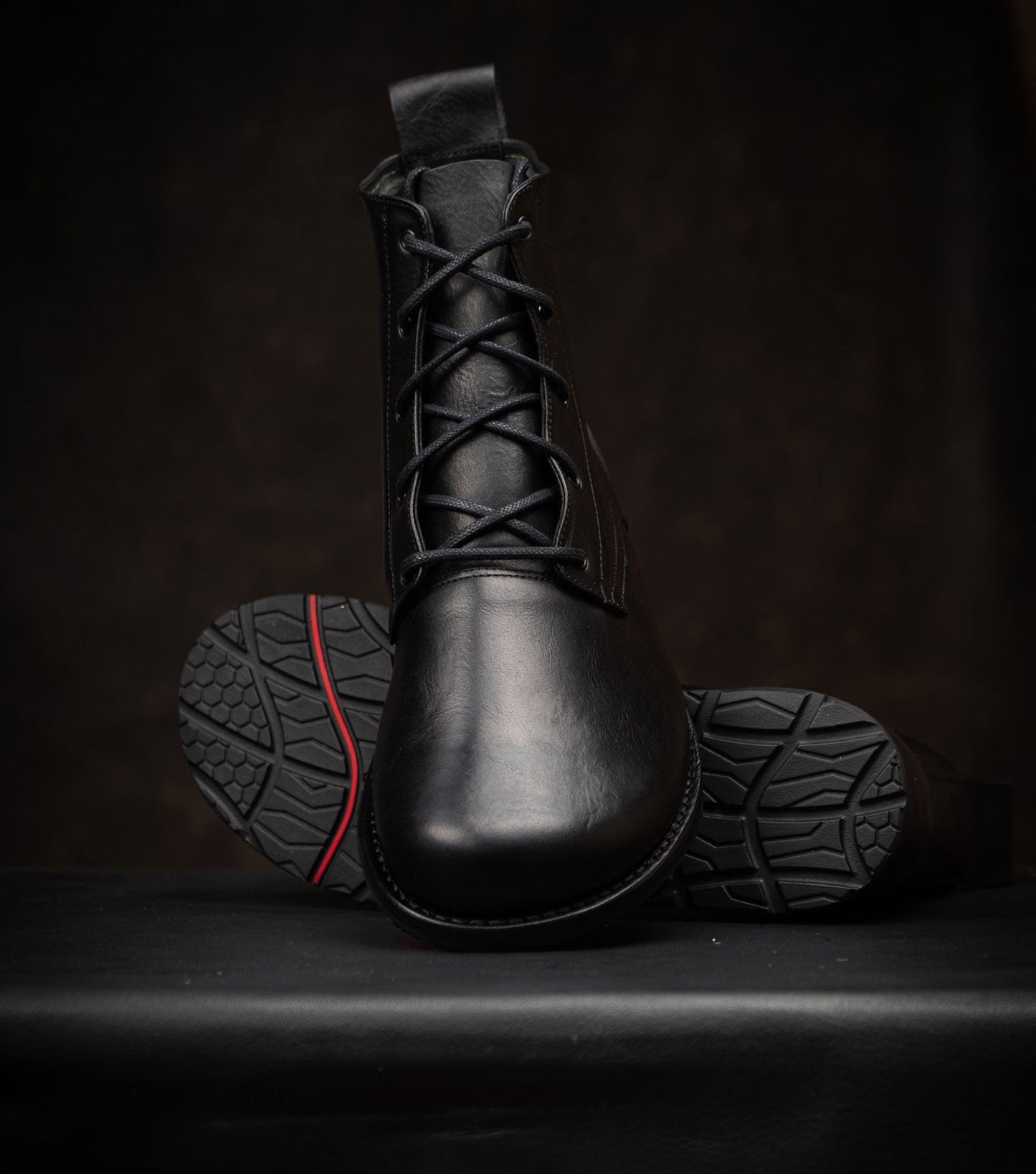 Goodyear Welted Barefoot Chukka Boots in Black by Gaucho Ninja Extra Wide Barefoot Wear Shoes dress shoes with wide toe box