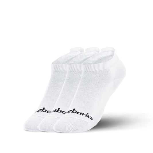 Barebarics - Barfußsocken - Low-Cut - Weiß - 3er-Pack