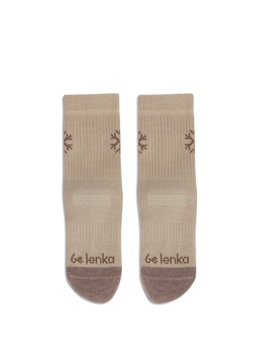 Kinder Barfußsocken Be Lenka Kids - Crew - Merinowolle - Beige
