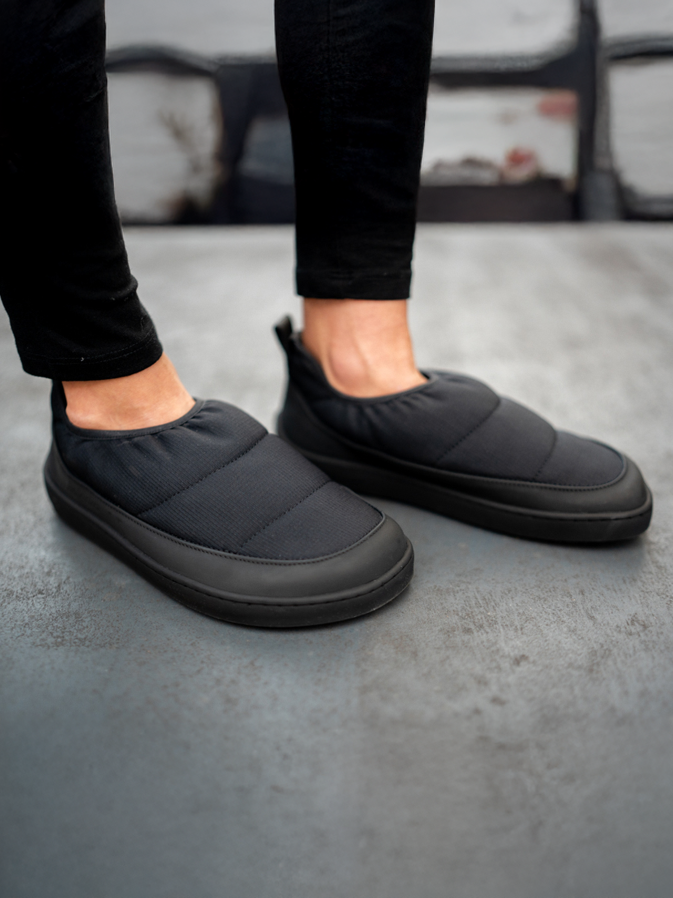Barfuß-Schlupfschuhe Be Lenka Nimbus - All Black