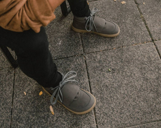 Barfuß-Sneaker Barebarics Blizzard - Dunkelgrau