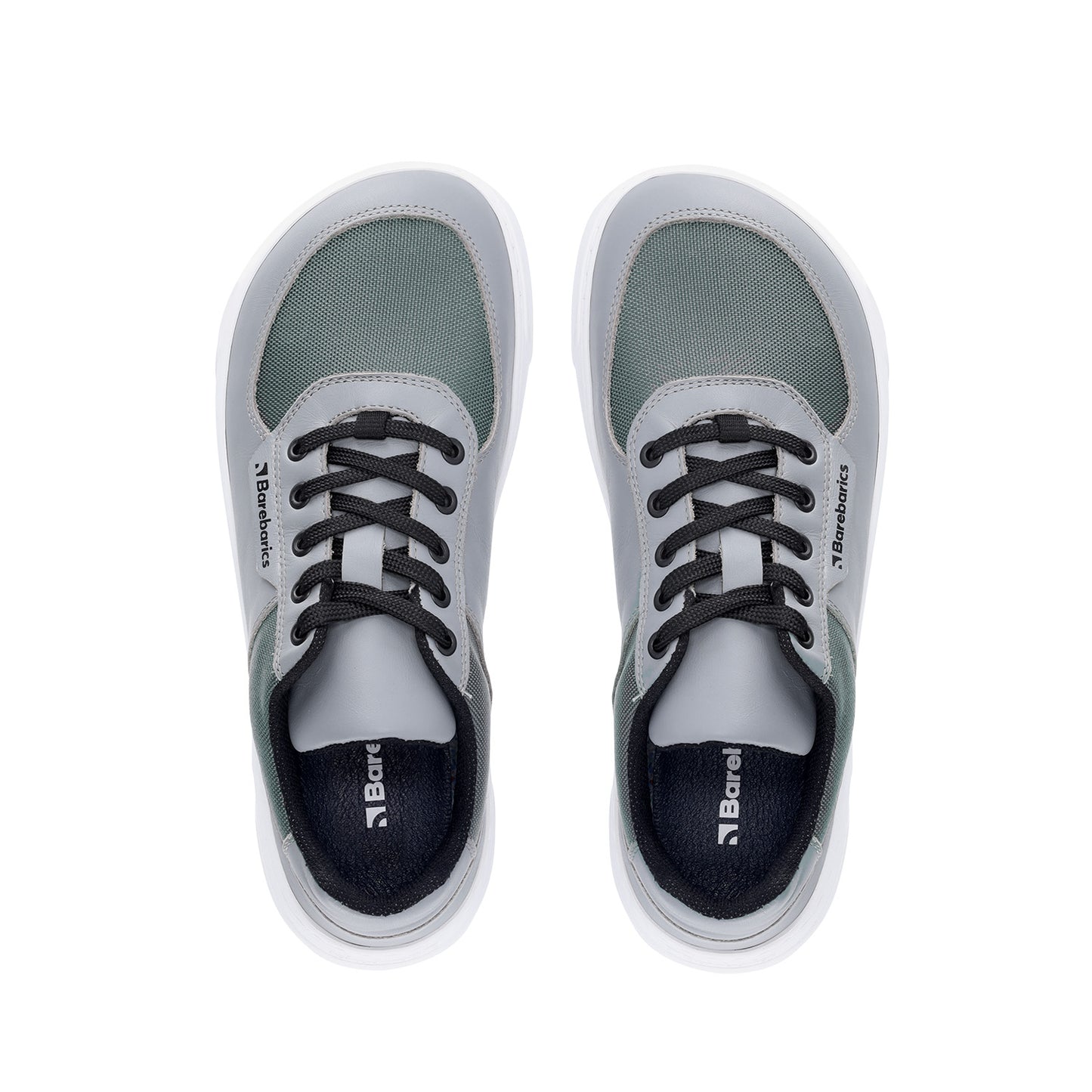 Barfuß-Sneaker Barebarics Bravo - Grau & Weiß