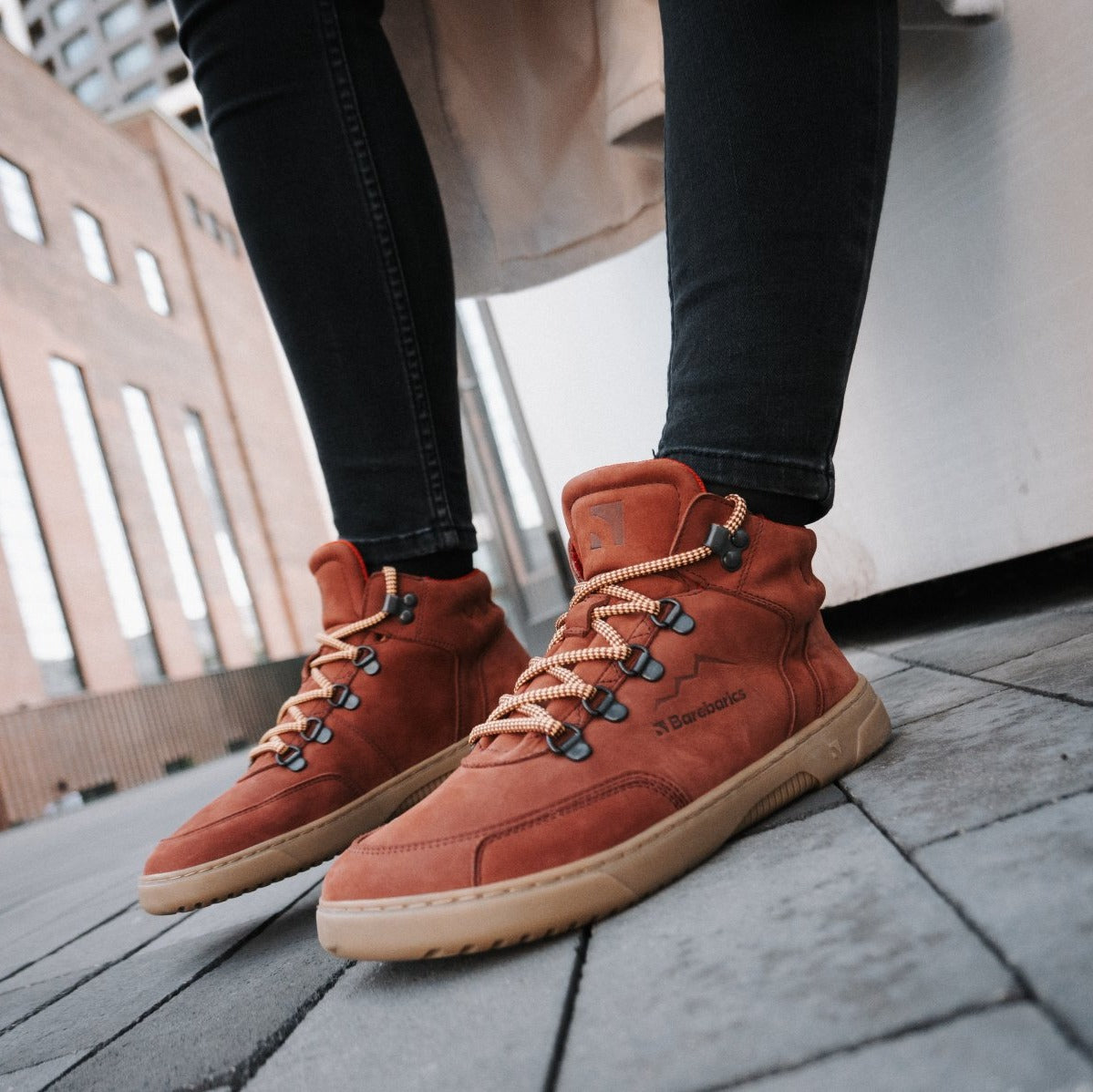 Barfuß-Sneaker Barebarics Element - Clay Red