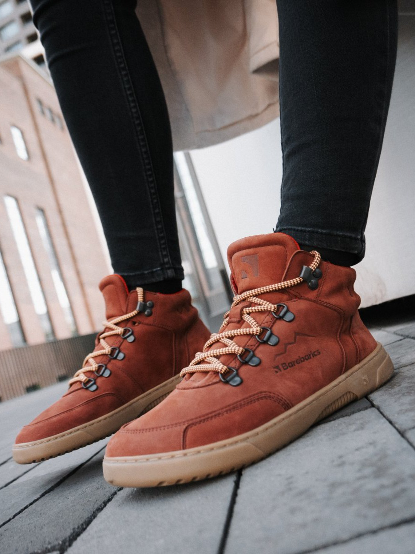 Barfuß-Sneaker Barebarics Element - Clay Red