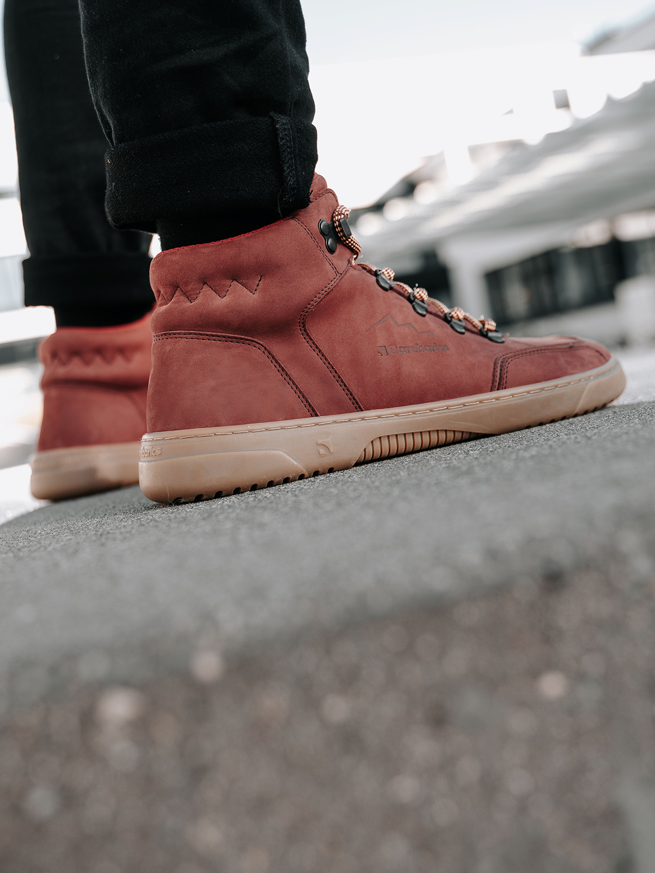 Barfuß-Sneaker Barebarics Element - Clay Red