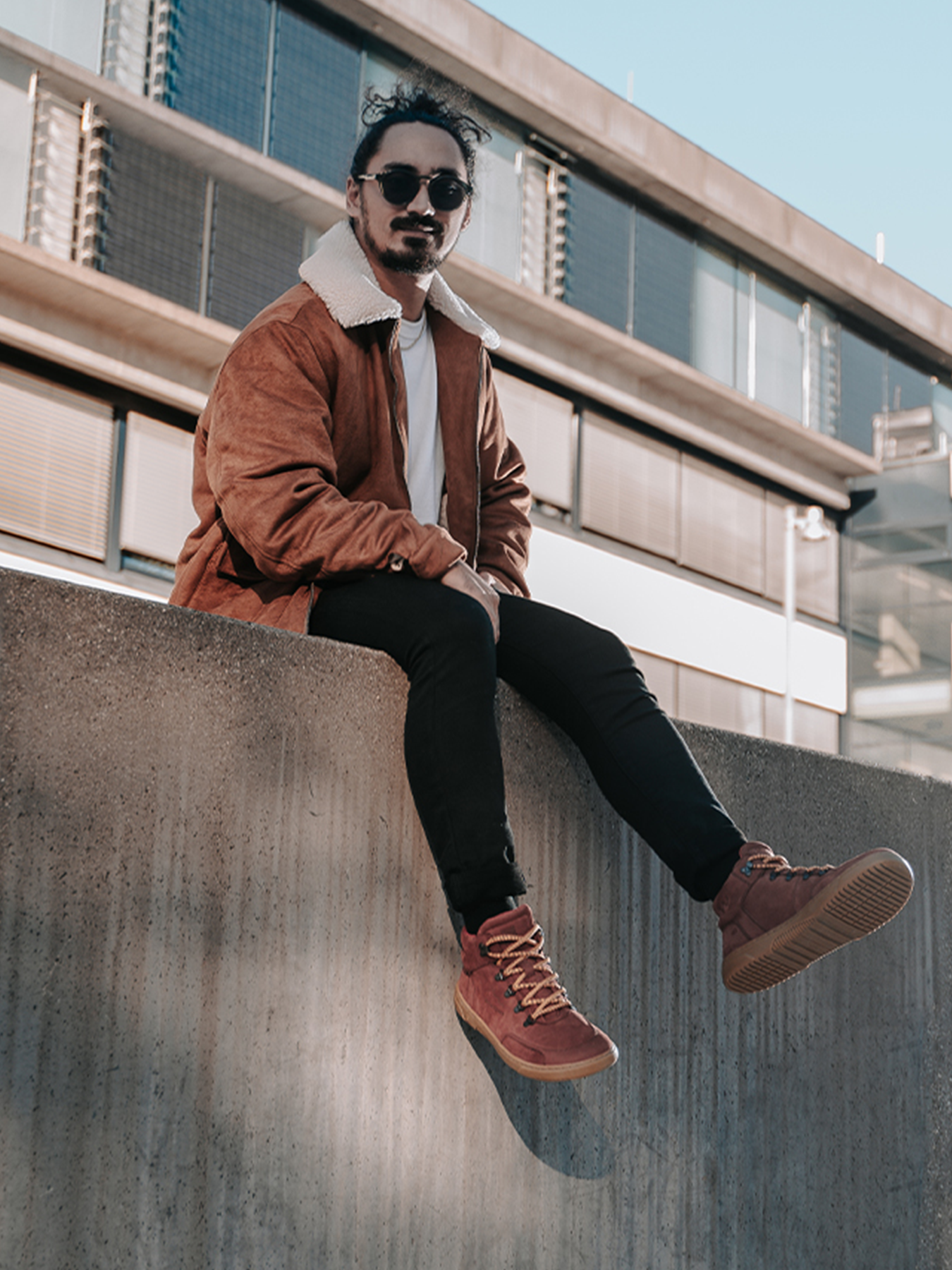 Barfuß-Sneaker Barebarics Element - Clay Red