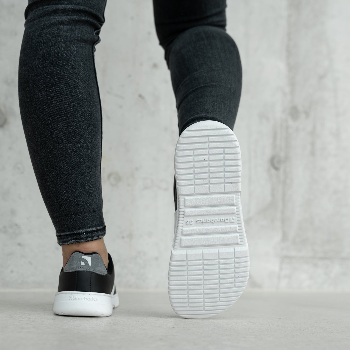 Barfuß-Sneaker Barebarics Icara - Schwarz & Dunkelgrau