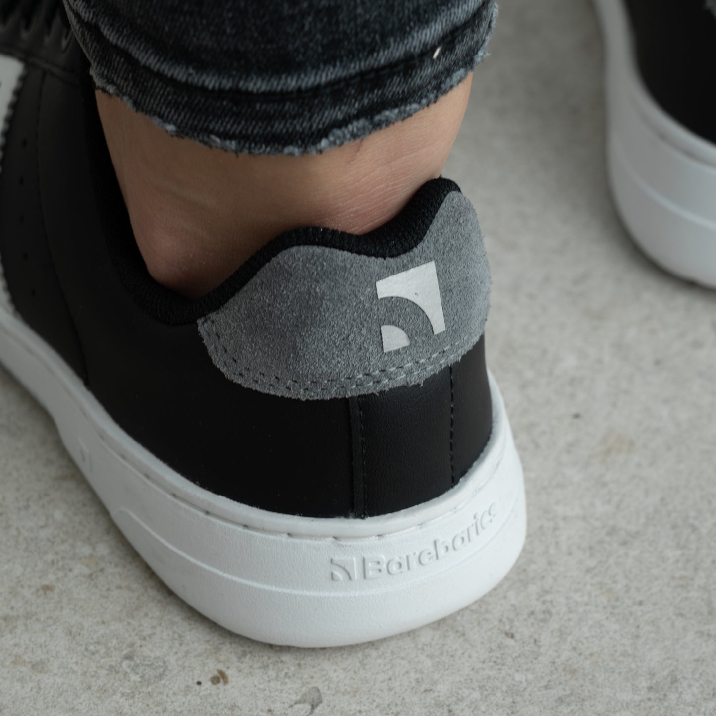Barfuß-Sneaker Barebarics Icara - Schwarz & Dunkelgrau