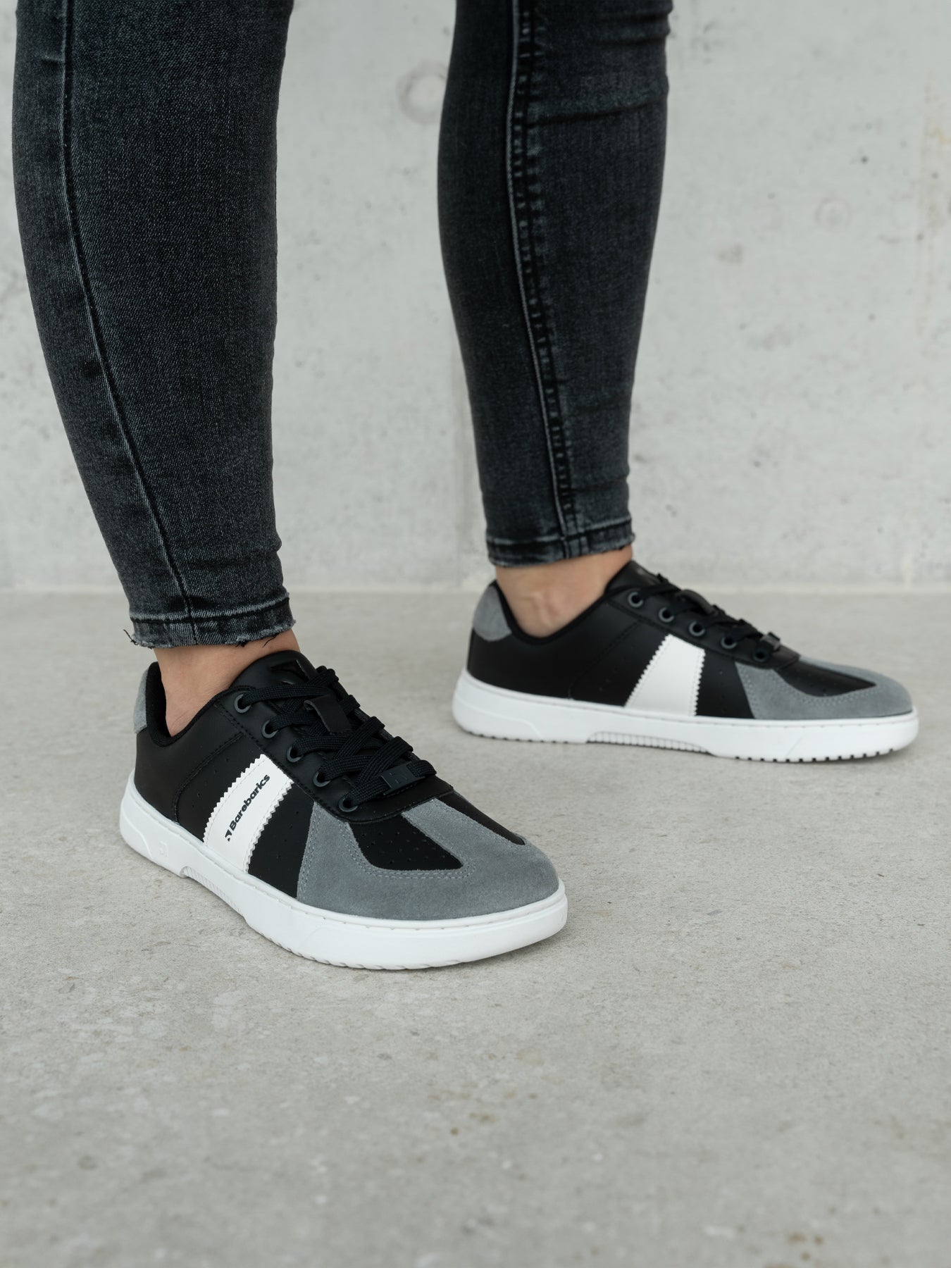 Barfuß-Sneaker Barebarics Icara - Schwarz & Dunkelgrau