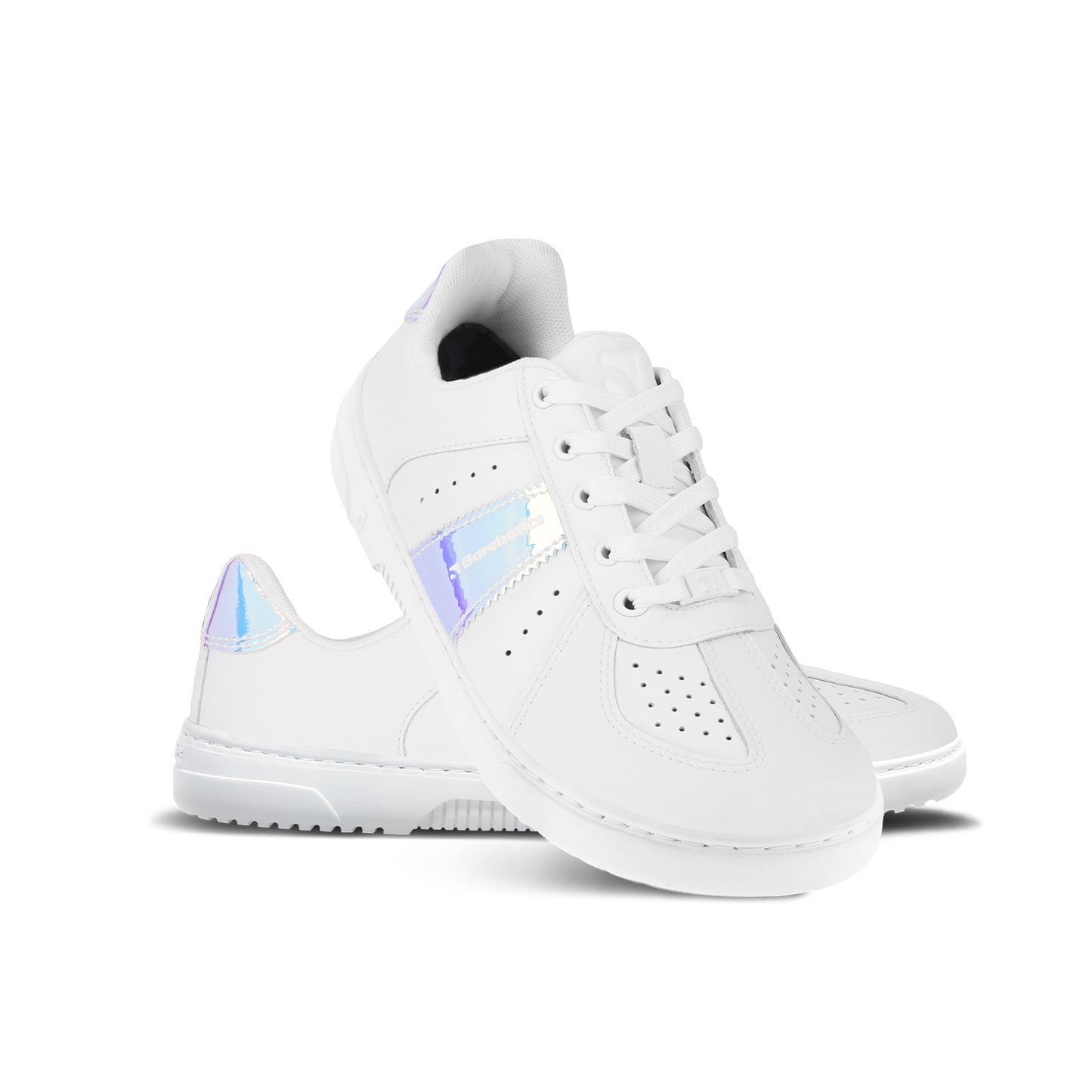 Barfuß-Sneaker Barebarics Icara - Weiß & Pastell schillernd