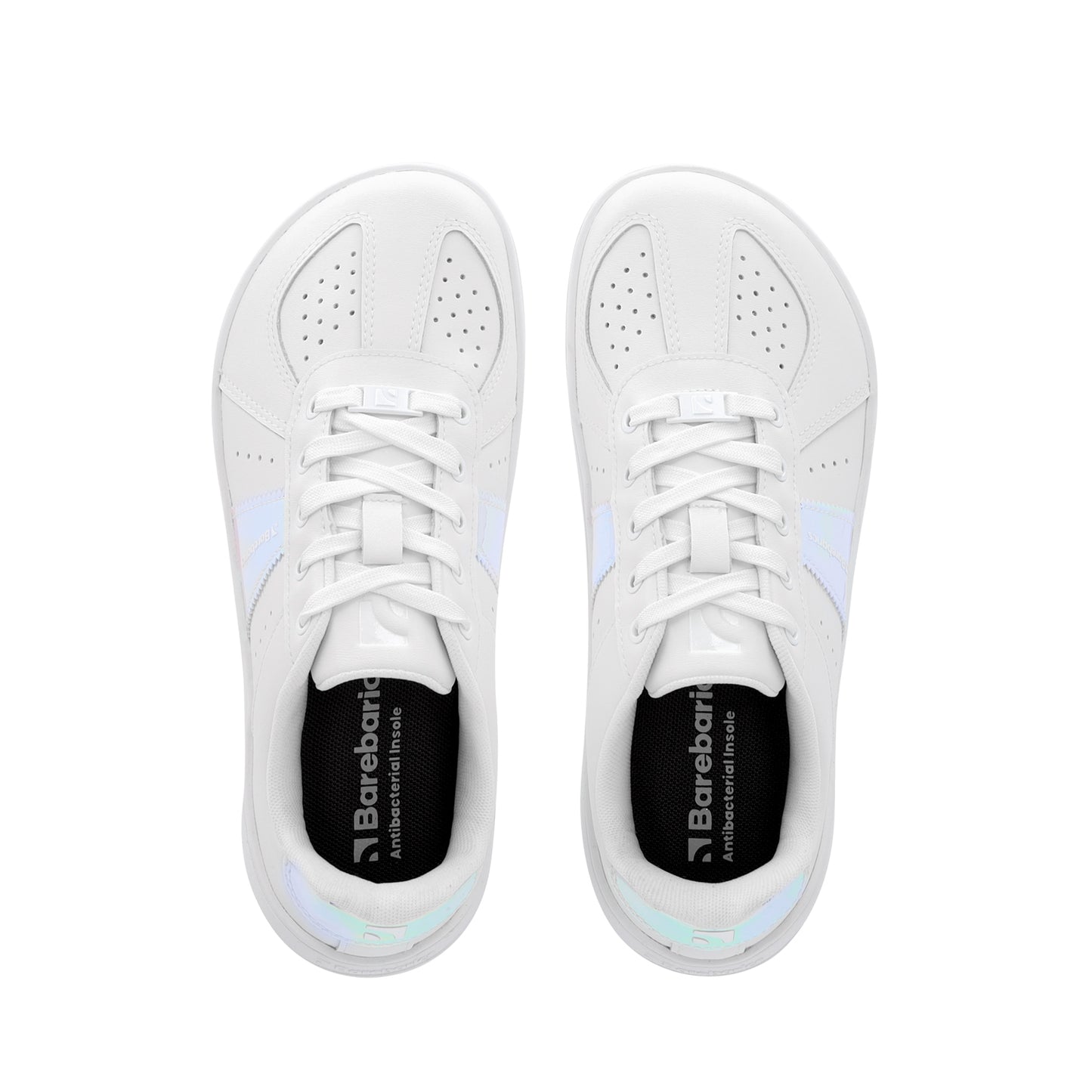 Barfuß-Sneaker Barebarics Icara - Weiß & Pastell schillernd