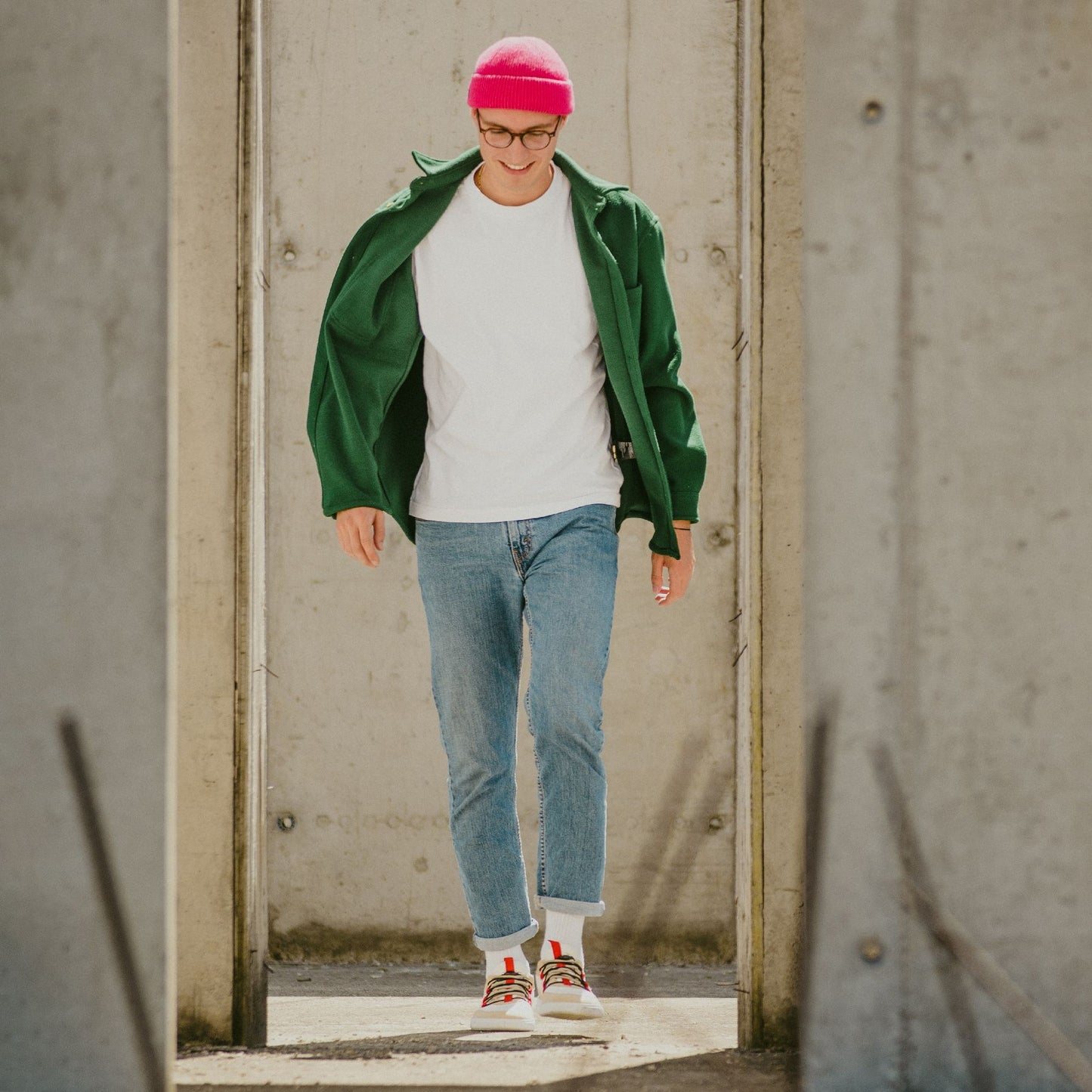 Barfuß-Sneaker Barebarics Revive - Beige & Weiß