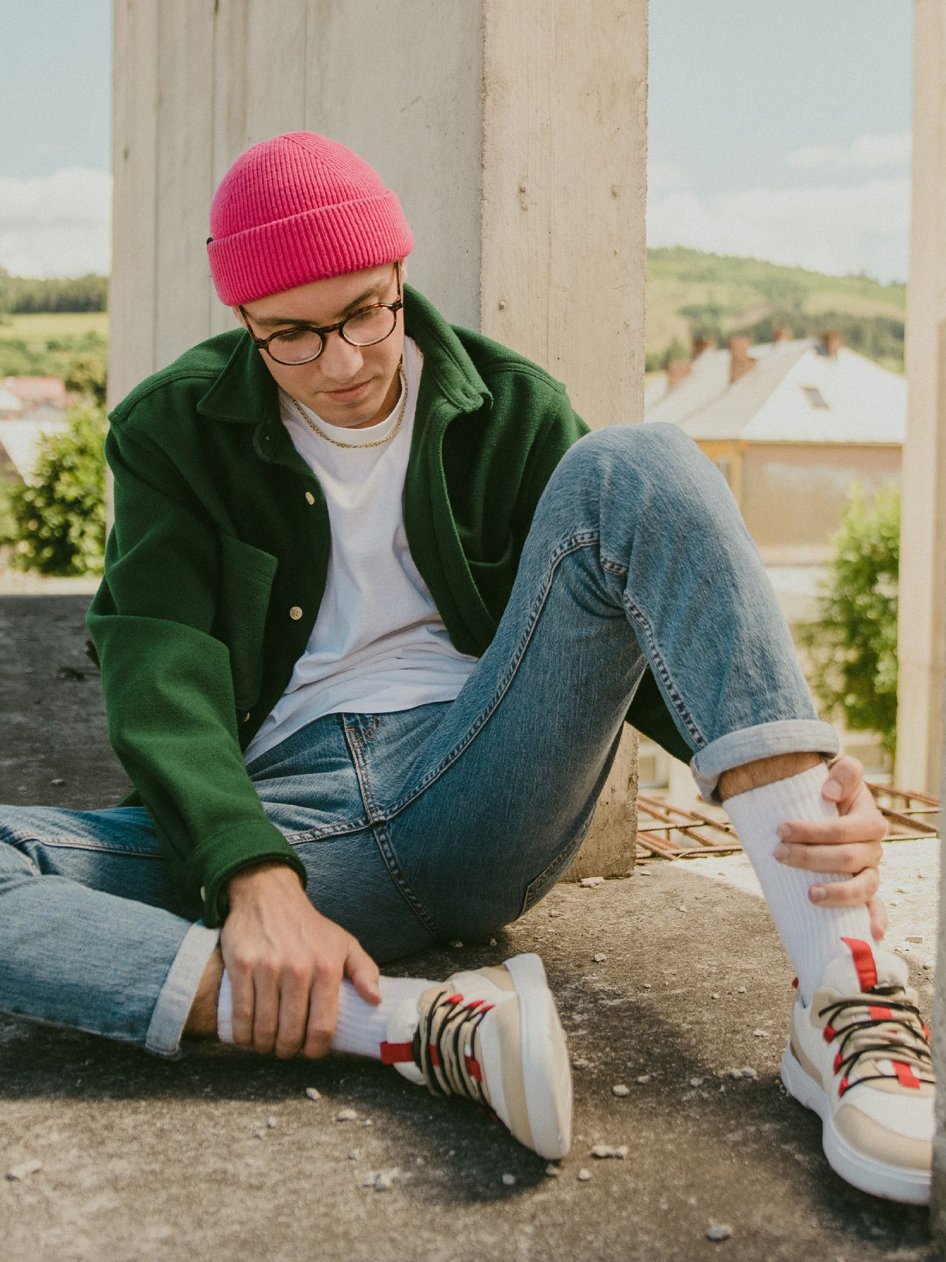 Barfuß-Sneaker Barebarics Revive - Beige & Weiß