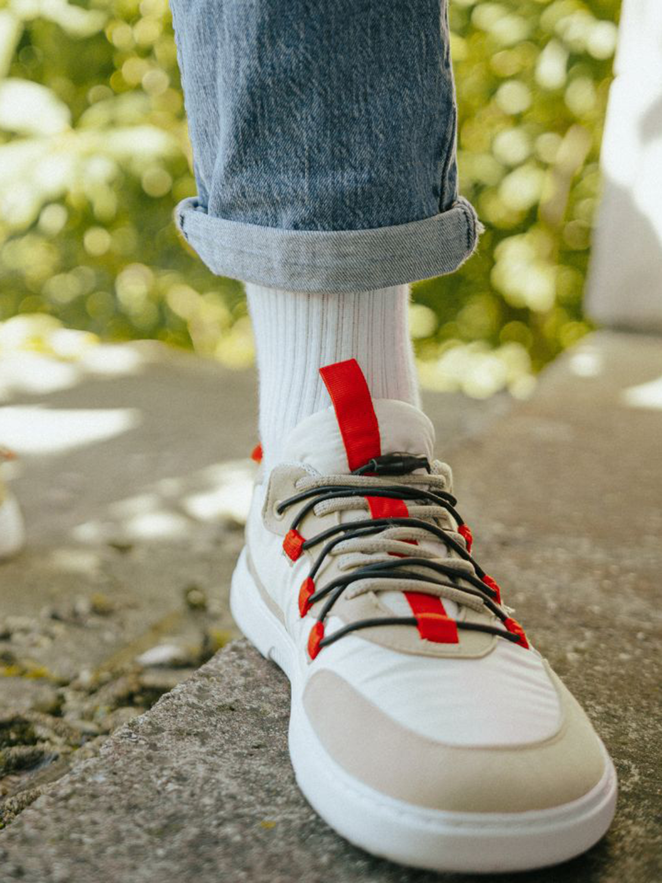 Barfuß-Sneaker Barebarics Revive - Beige & Weiß
