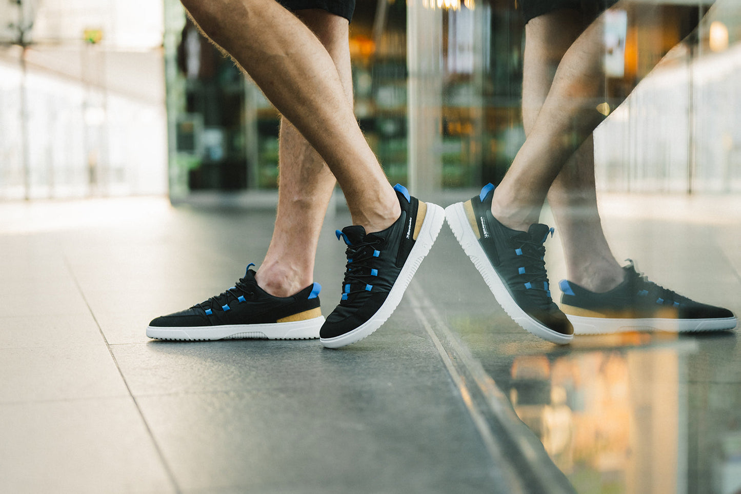 Barfuß-Sneaker Barebarics - Revive - Schwarz & Weiß