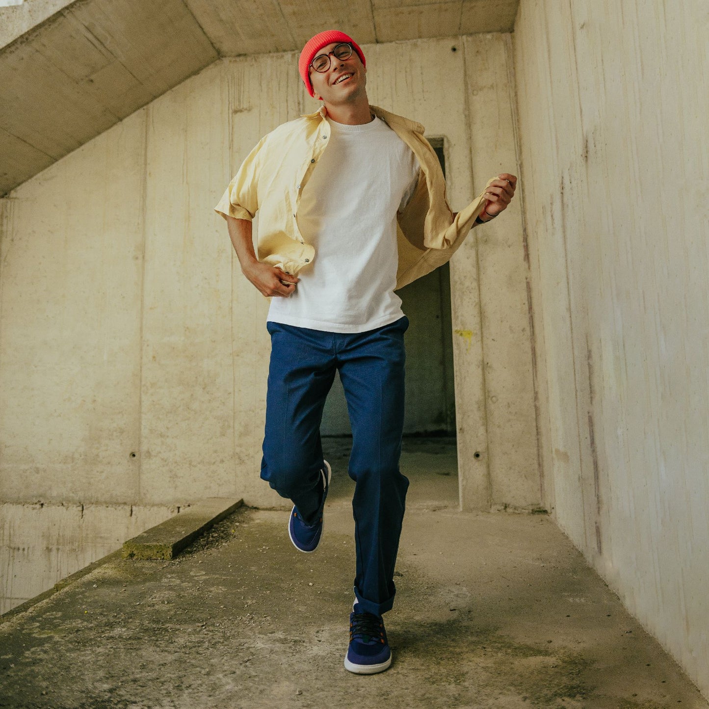 Barfuß-Sneaker Barebarics Revive - Blau & Weiß