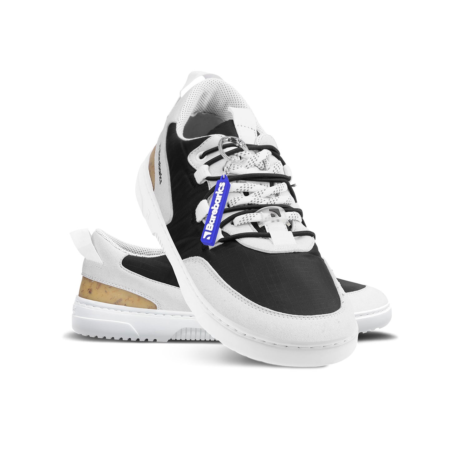 Barfuß-Sneaker Barebarics Revive - Hellgrau & Schwarz