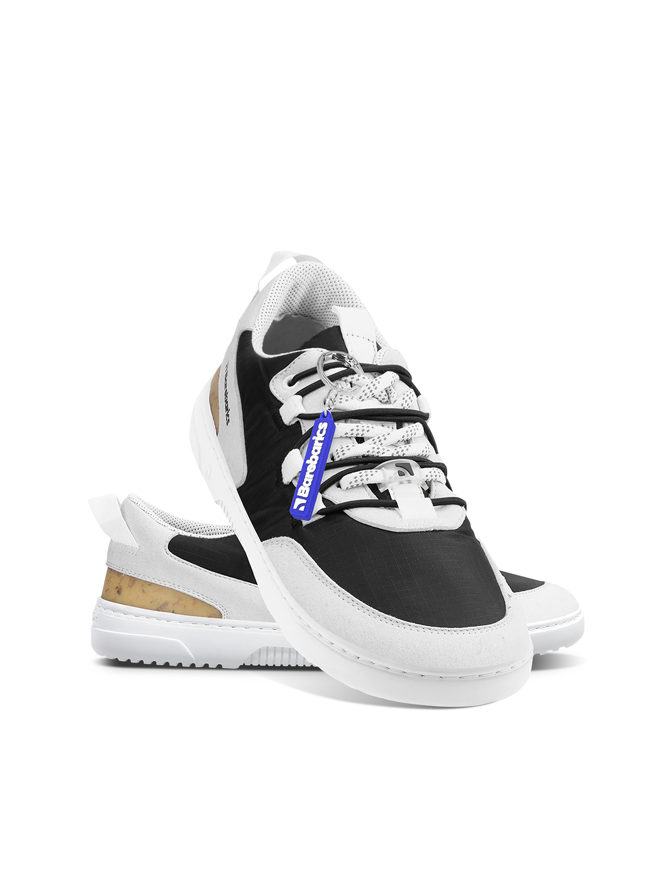 Barefoot Sneakers Barebarics Revive - Light Grey & Black