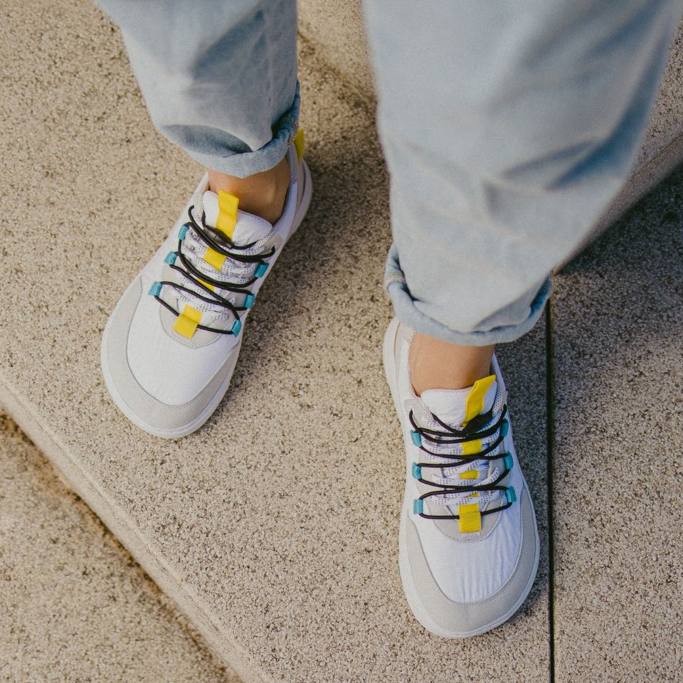 Barfuß-Sneaker Barebarics Revive - Weiß & Grau