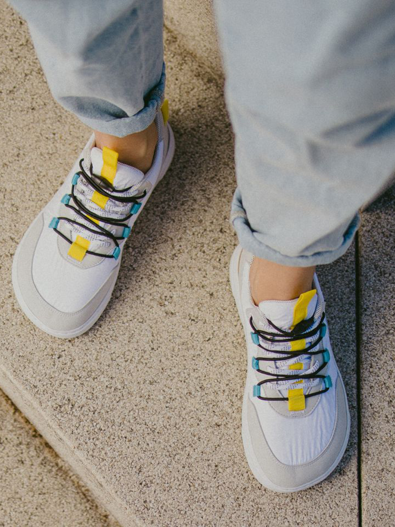Barfuß-Sneaker Barebarics Revive - Weiß & Grau