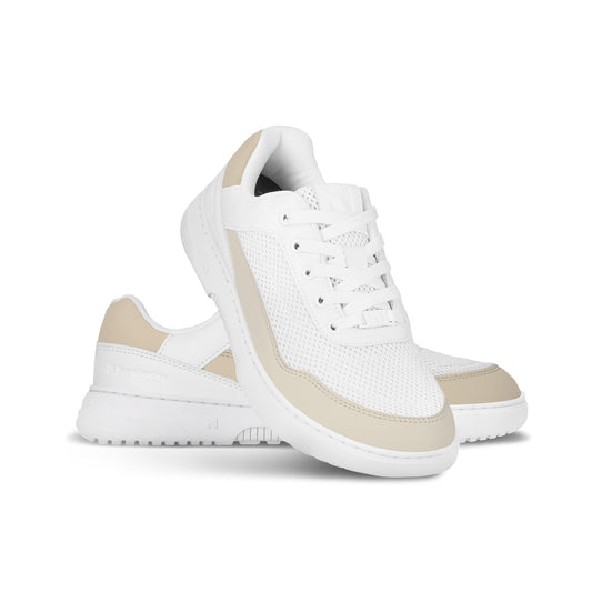 Barfuß-Sneaker Barebarics Vaporo - Weiß & Beige