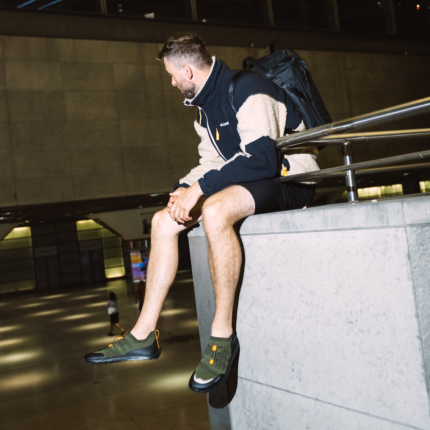 Barfuß-Sneaker Barebarics Voyager - Armeegrün