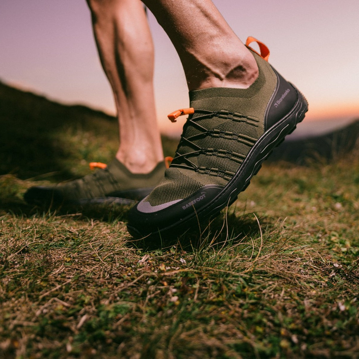 Barfuß-Sneaker Barebarics Voyager - Armeegrün