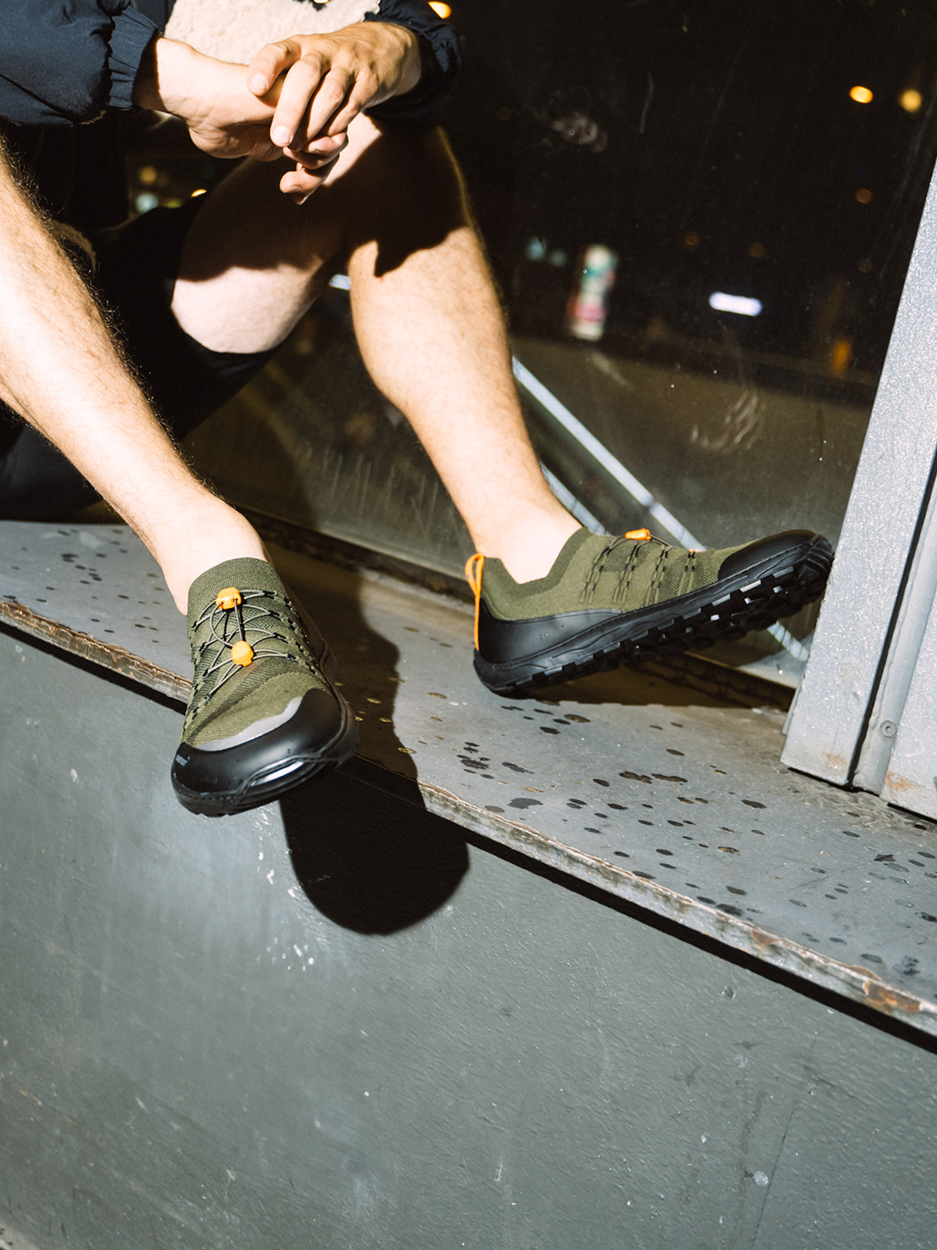 Barfuß-Sneaker Barebarics Voyager - Armeegrün