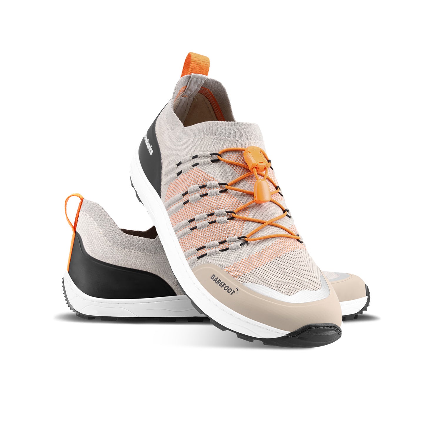 Barfuß-Sneaker Barebarics Voyager - Beige & Weiß