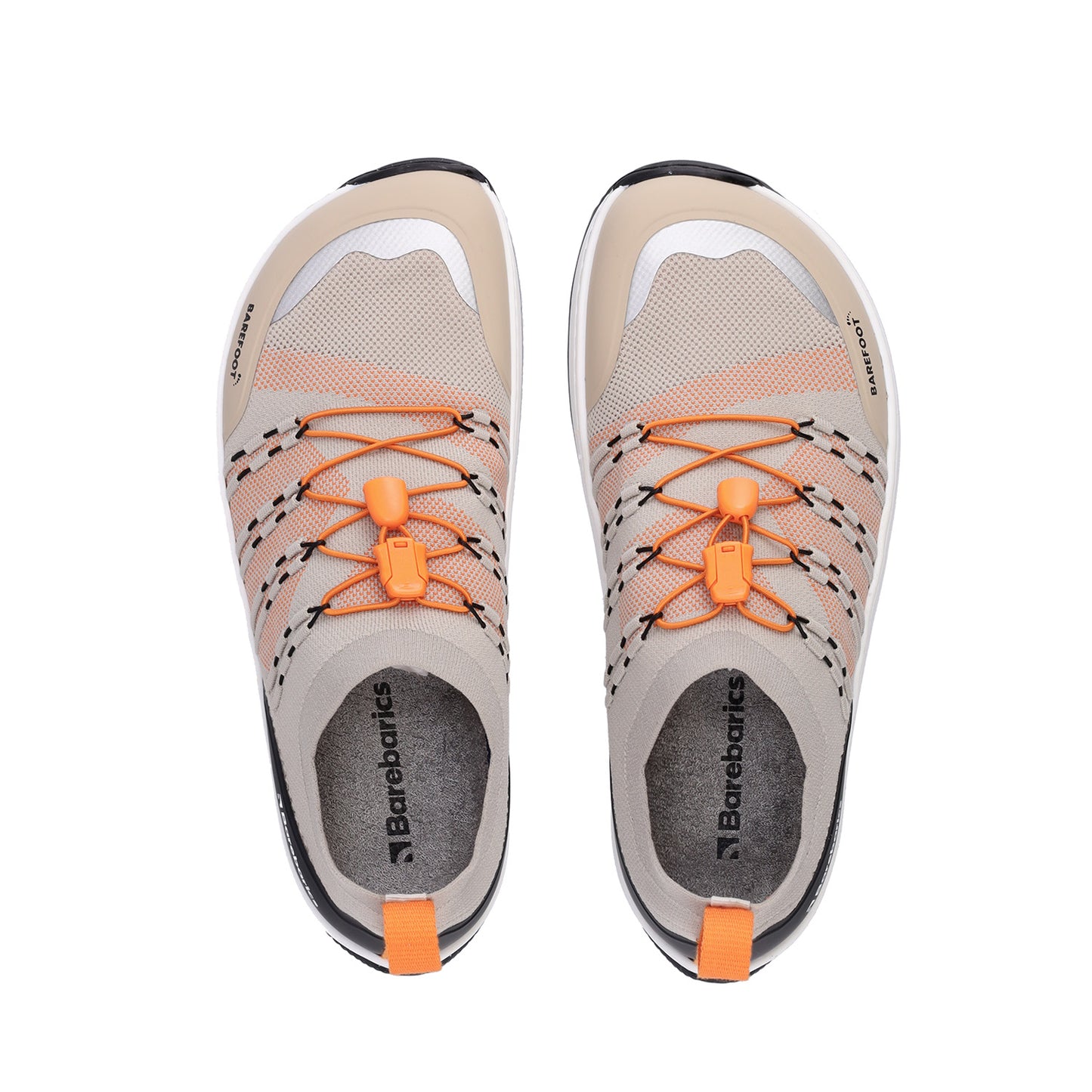 Barfuß-Sneaker Barebarics Voyager - Beige & Weiß