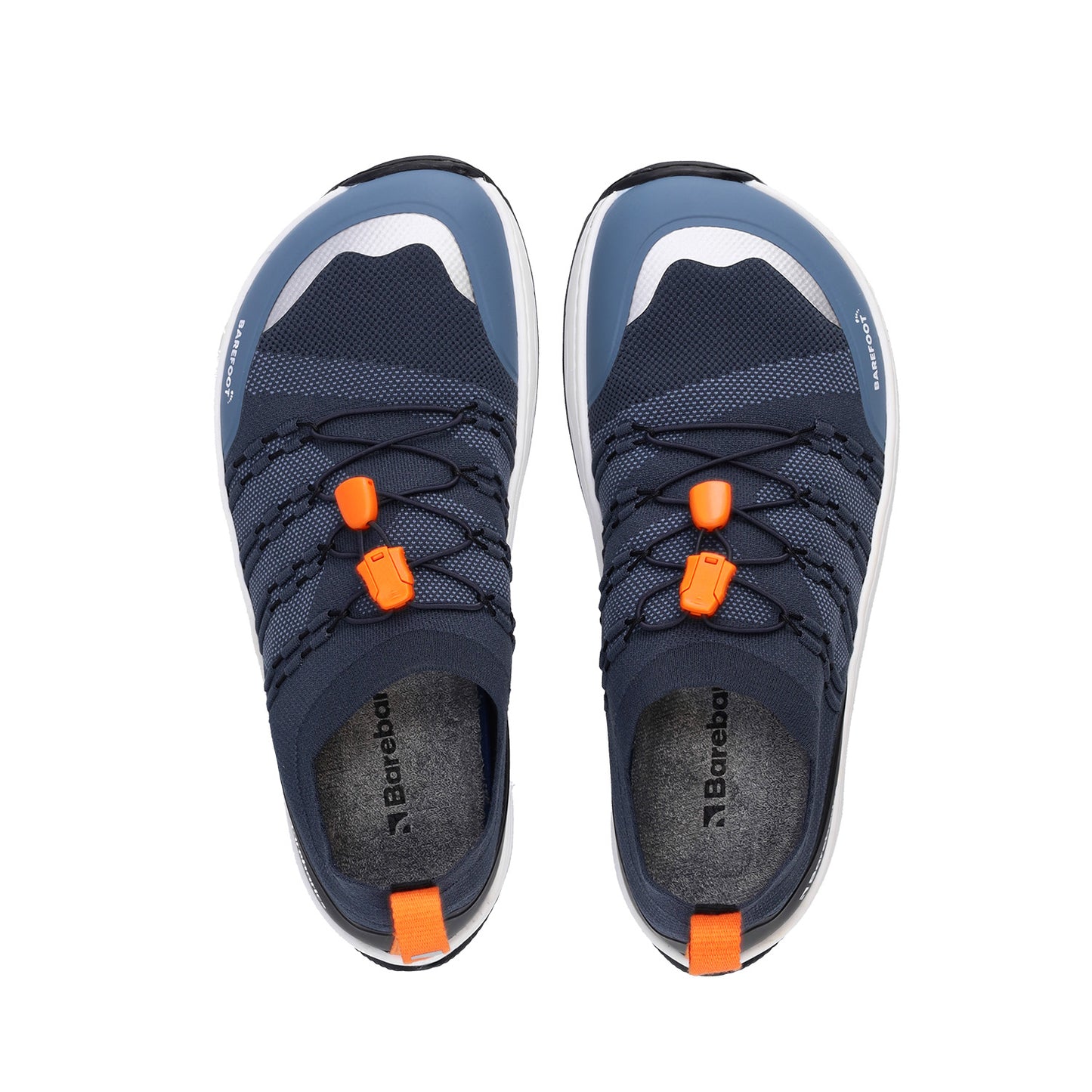 Barfuß-Sneaker Barebarics Voyager - Dunkelblau & Weiß