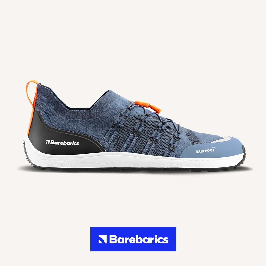 Barfuß-Sneaker Barebarics Voyager - Dunkelblau & Weiß (SALE)