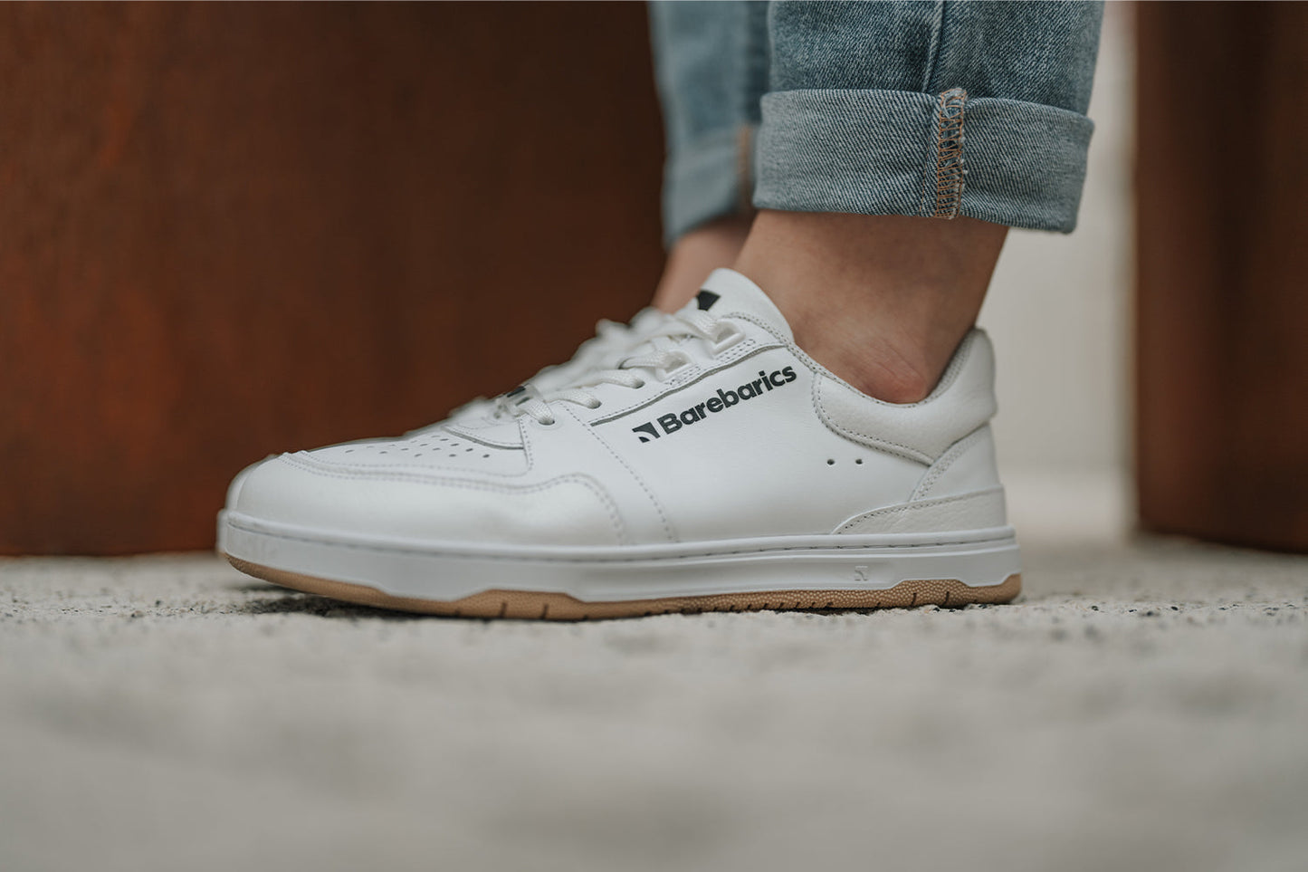 Barfuß-Sneaker Barebarics Wave - All White