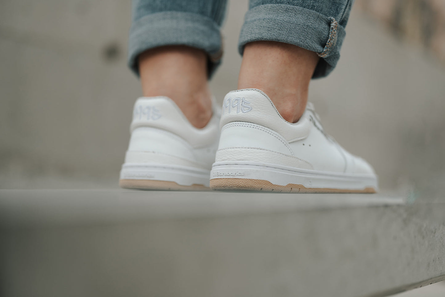 Barfuß-Sneaker Barebarics Wave - All White