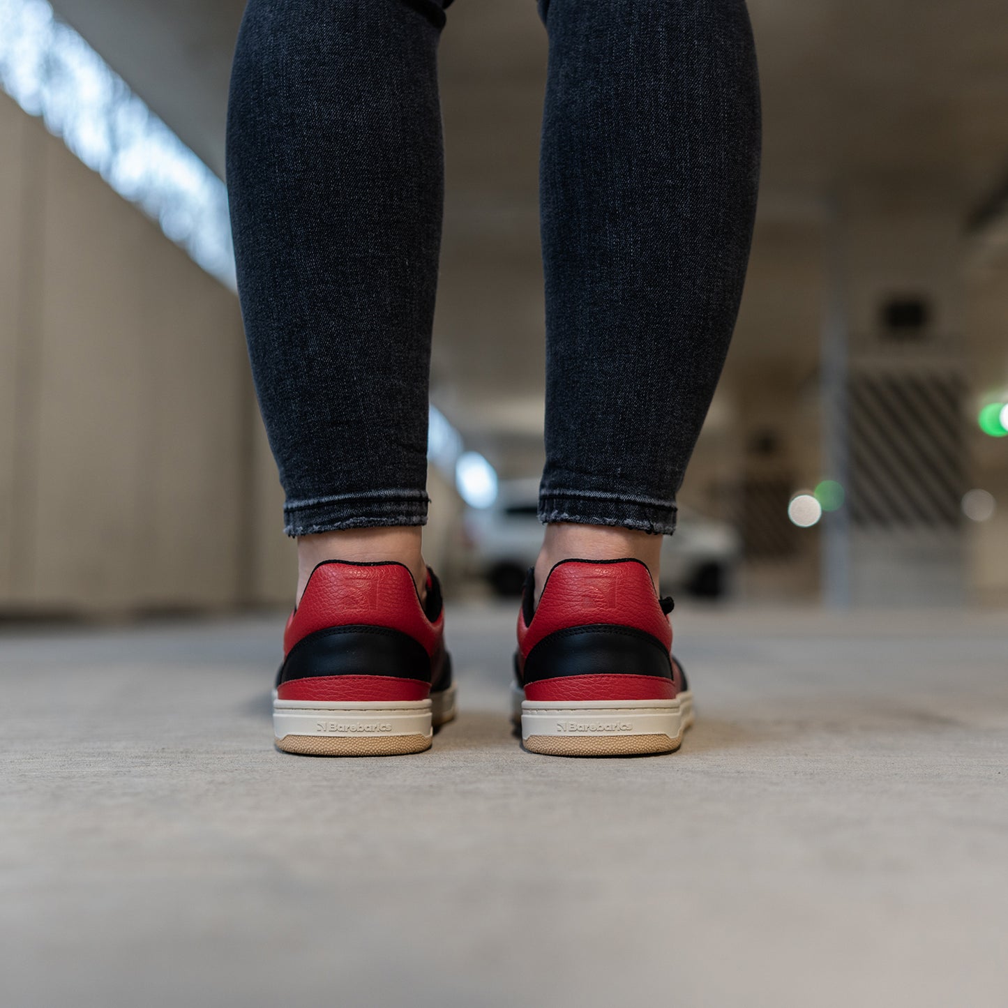 Barfuß-Sneaker Barebarics Wave - Schwarz & Rot