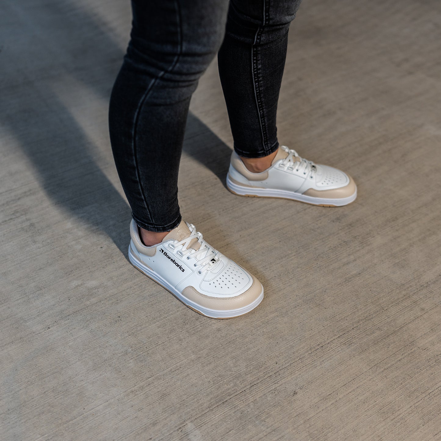 Barfuß-Sneaker Barebarics Wave - Weiß & Beige