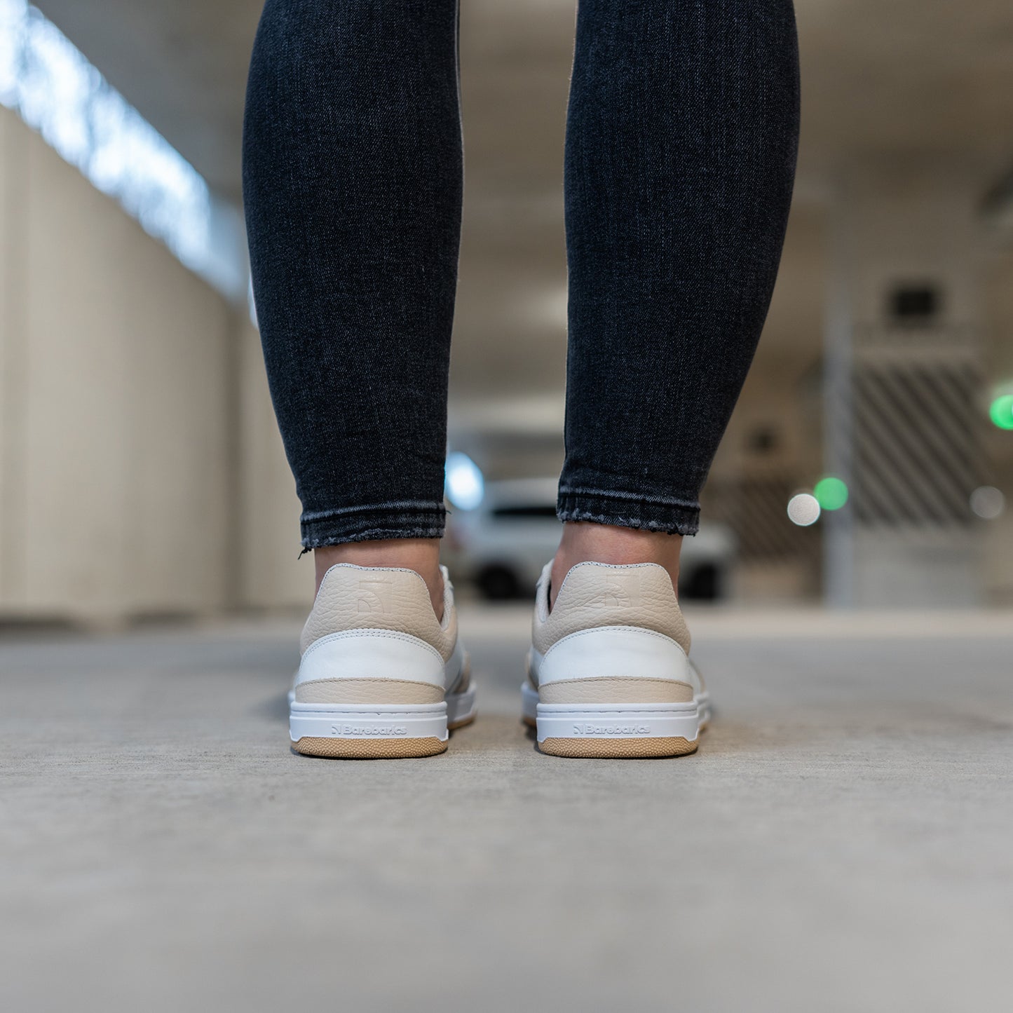 Barfuß-Sneaker Barebarics Wave - Weiß & Beige