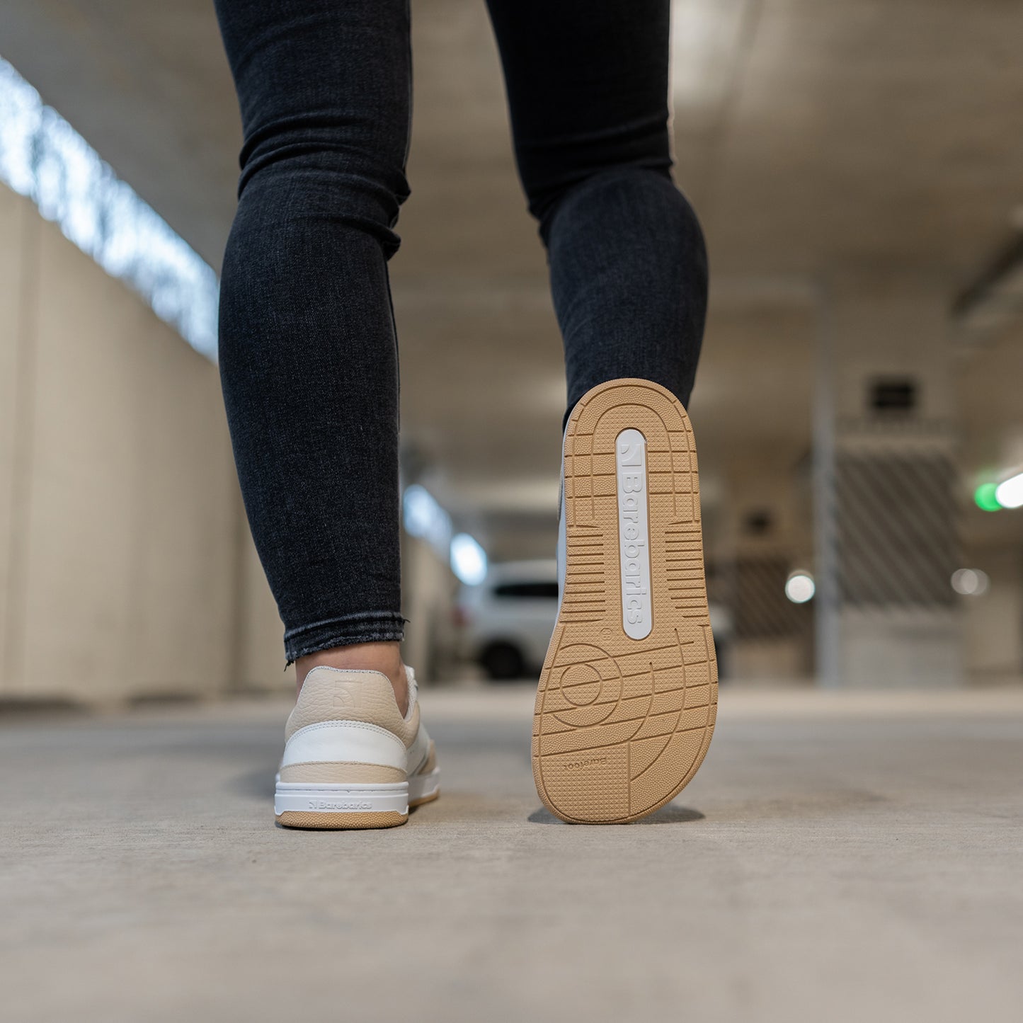 Barfuß-Sneaker Barebarics Wave - Weiß & Beige