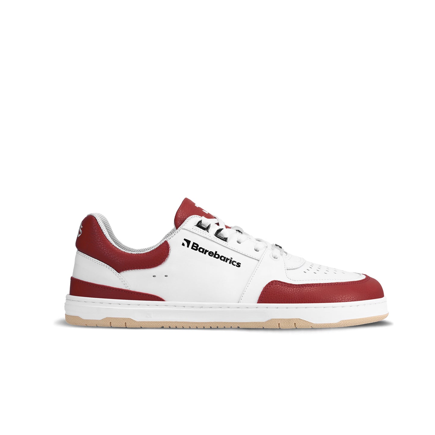 Barfuß-Sneaker Barebarics Wave - Weiß & Purpurrot