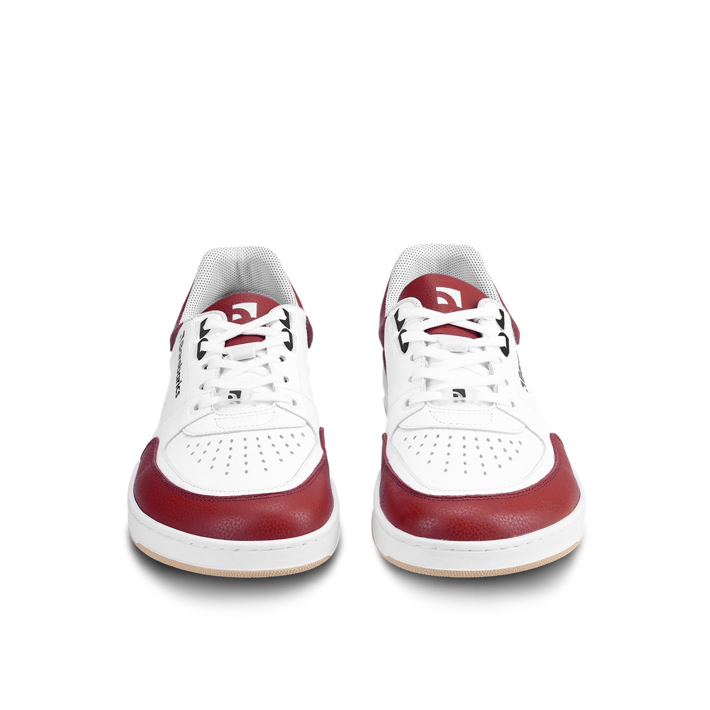 Barfuß-Sneaker Barebarics Wave - Weiß & Purpurrot