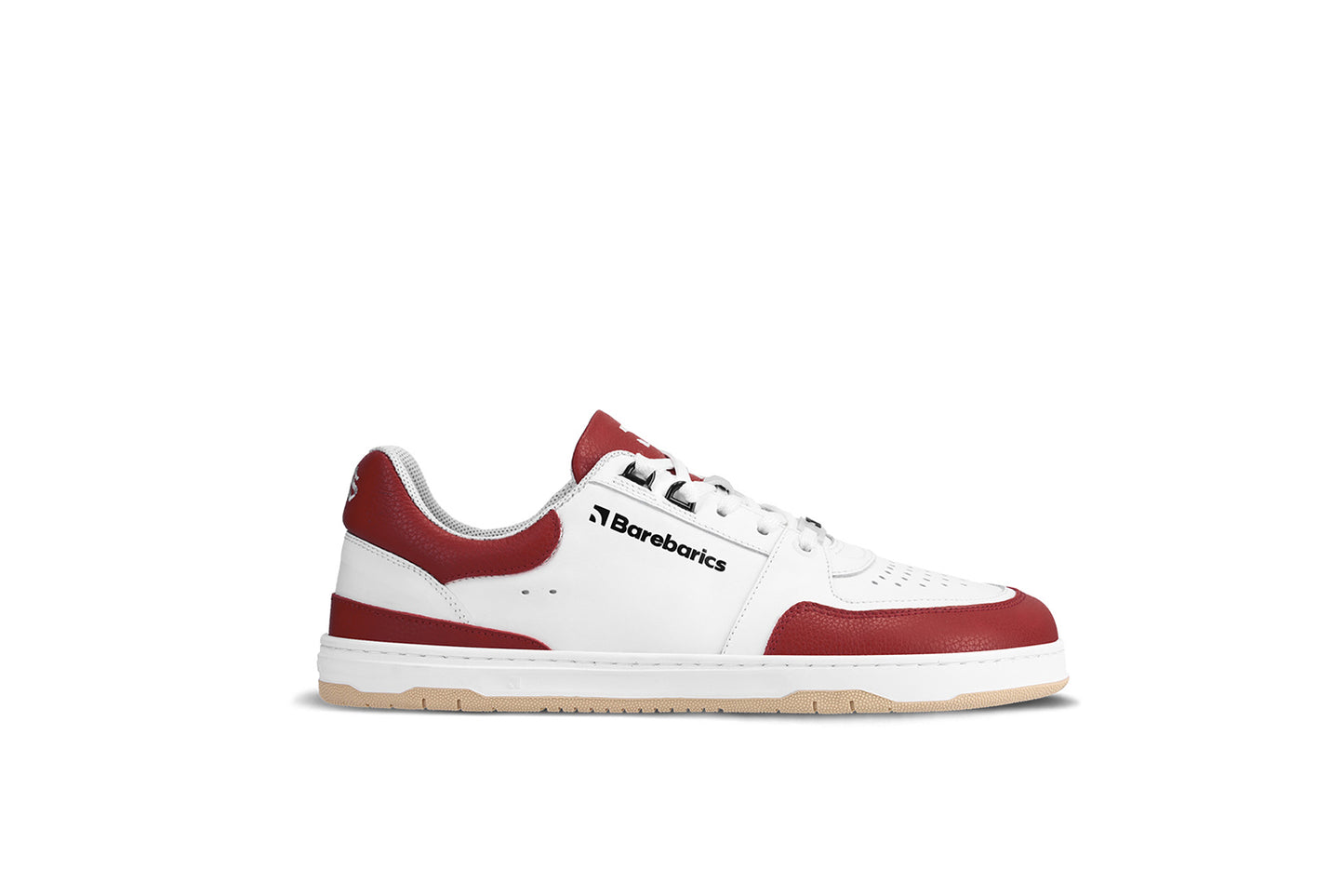 Barfuß-Sneaker Barebarics Wave - Weiß & Purpurrot