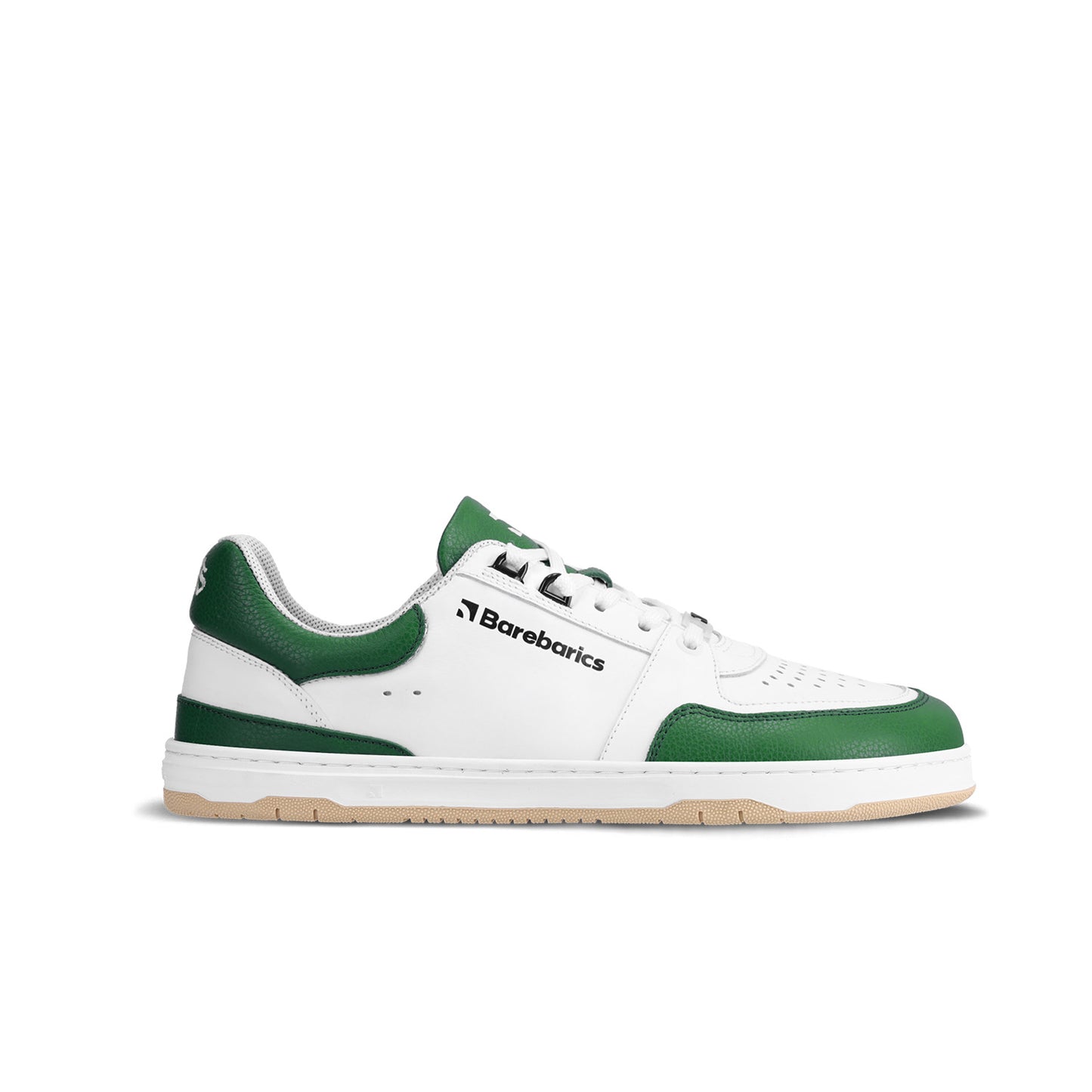 Barfuß-Sneaker Barebarics Wave - Weiß & Dunkelgrün