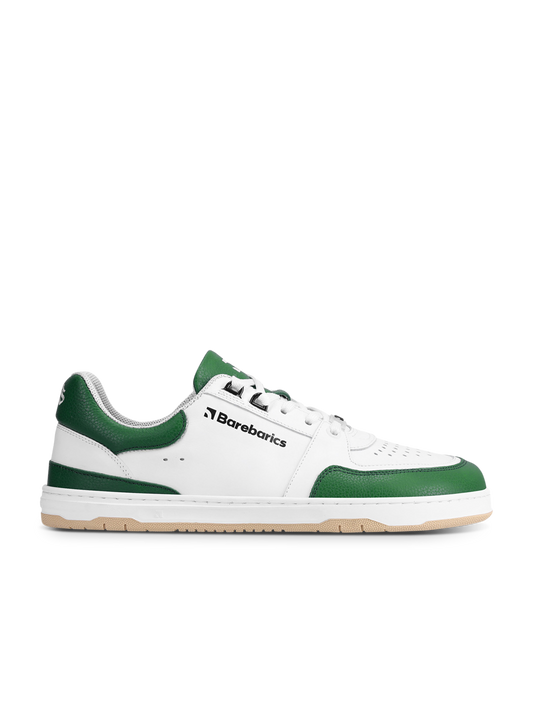 Barfuß-Sneaker Barebarics Wave - Weiß & Dunkelgrün