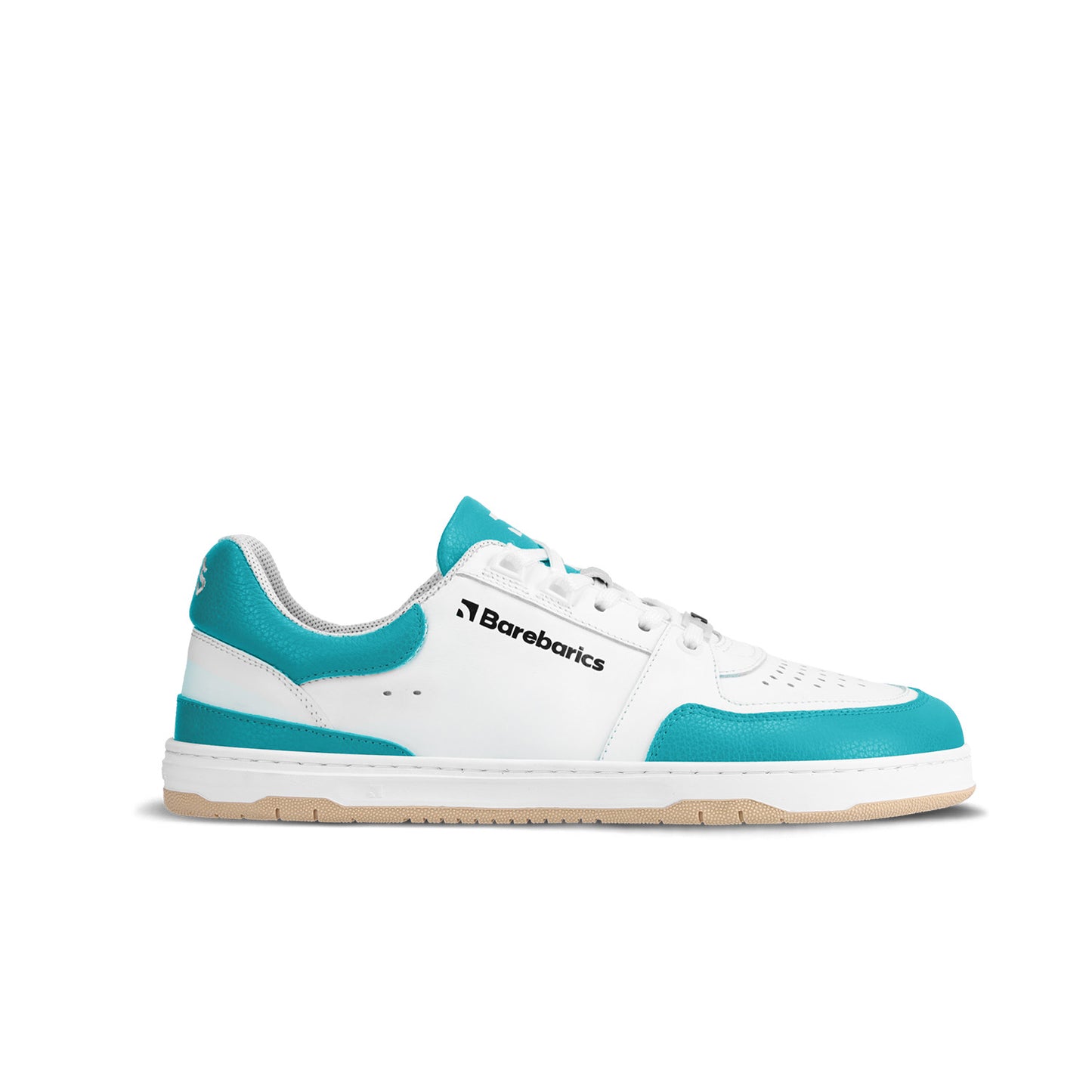 Barfuß-Sneaker Barebarics Wave - Weiß & Dunkeltürkis