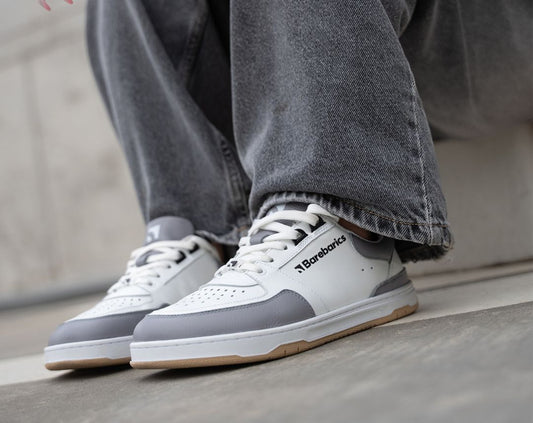 Barfuß-Sneaker Barebarics Wave - Weiß & Grau