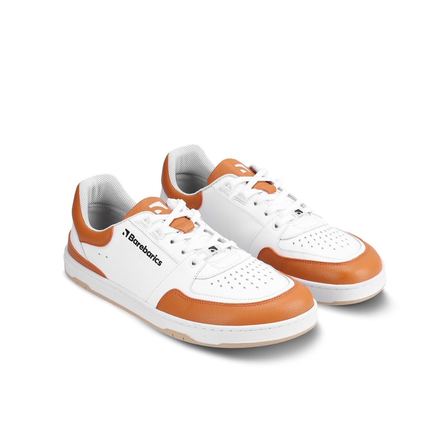 Barfuß-Sneaker Barebarics Wave - Weiß & Orange (SALE)