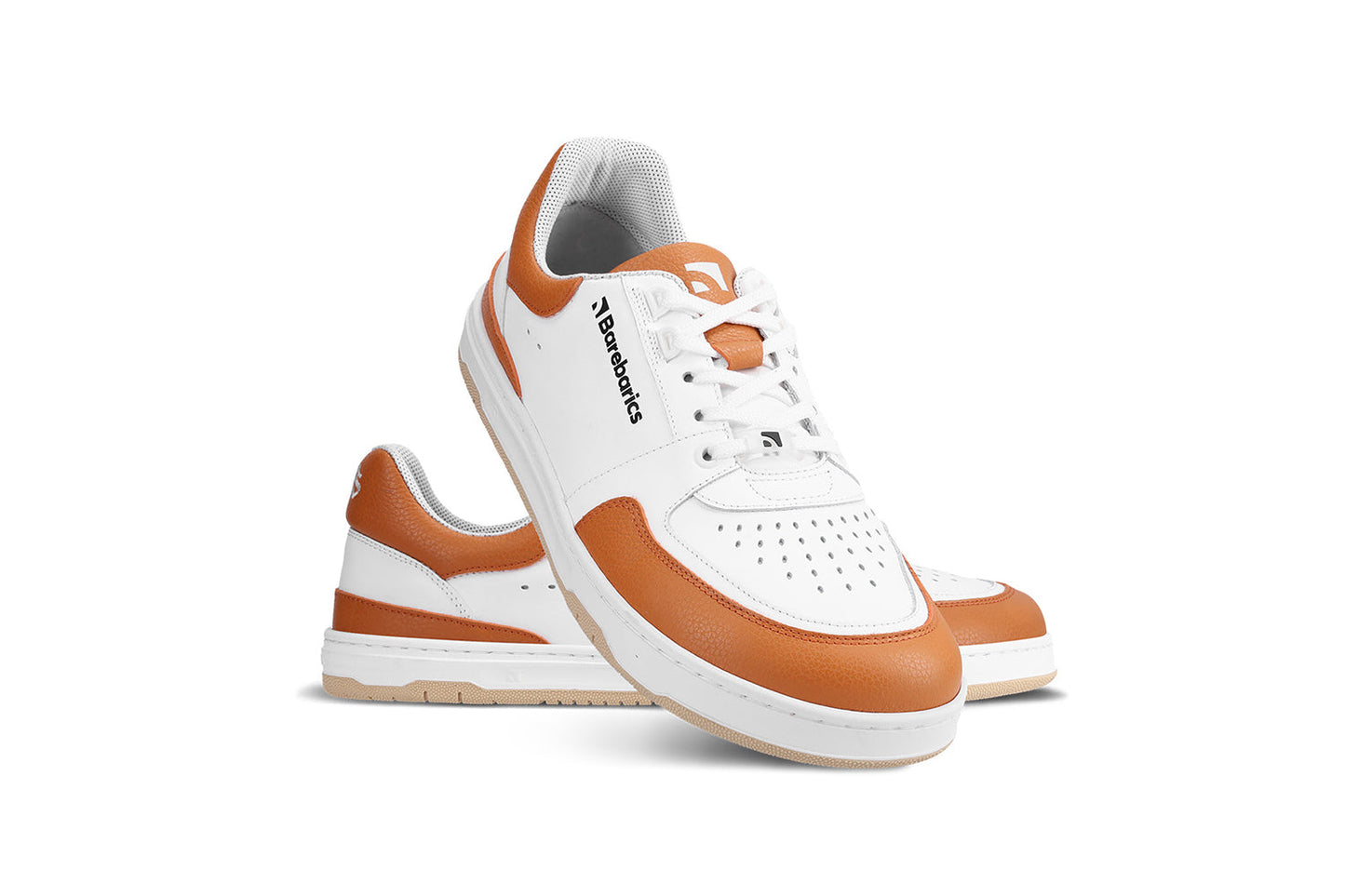 Barfuß-Sneaker Barebarics Wave - Weiß & Orange (SALE)