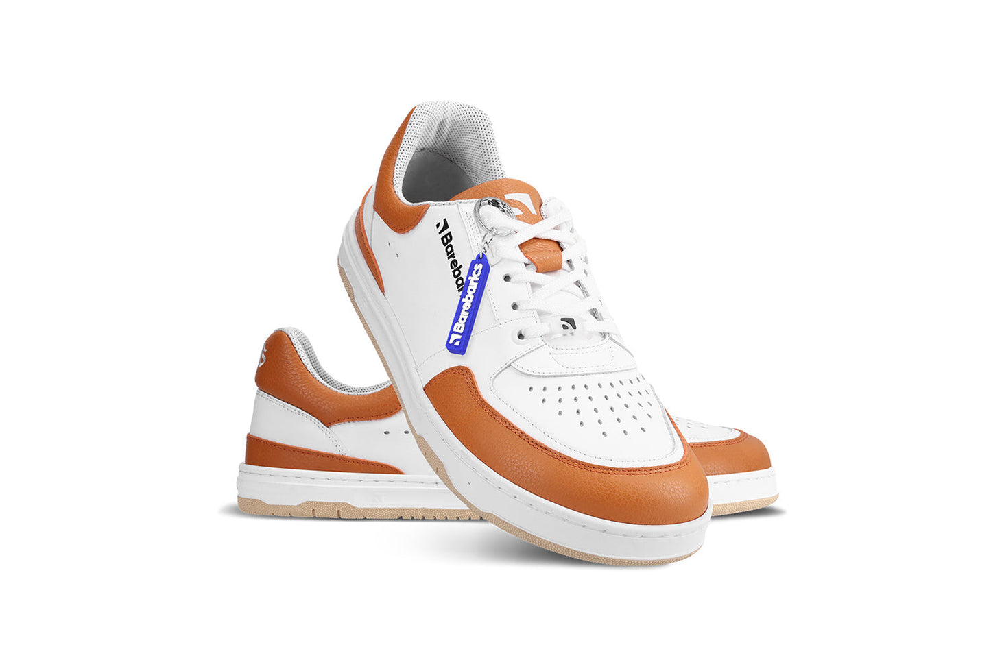 Barfuß-Sneaker Barebarics Wave - Weiß & Orange (SALE)