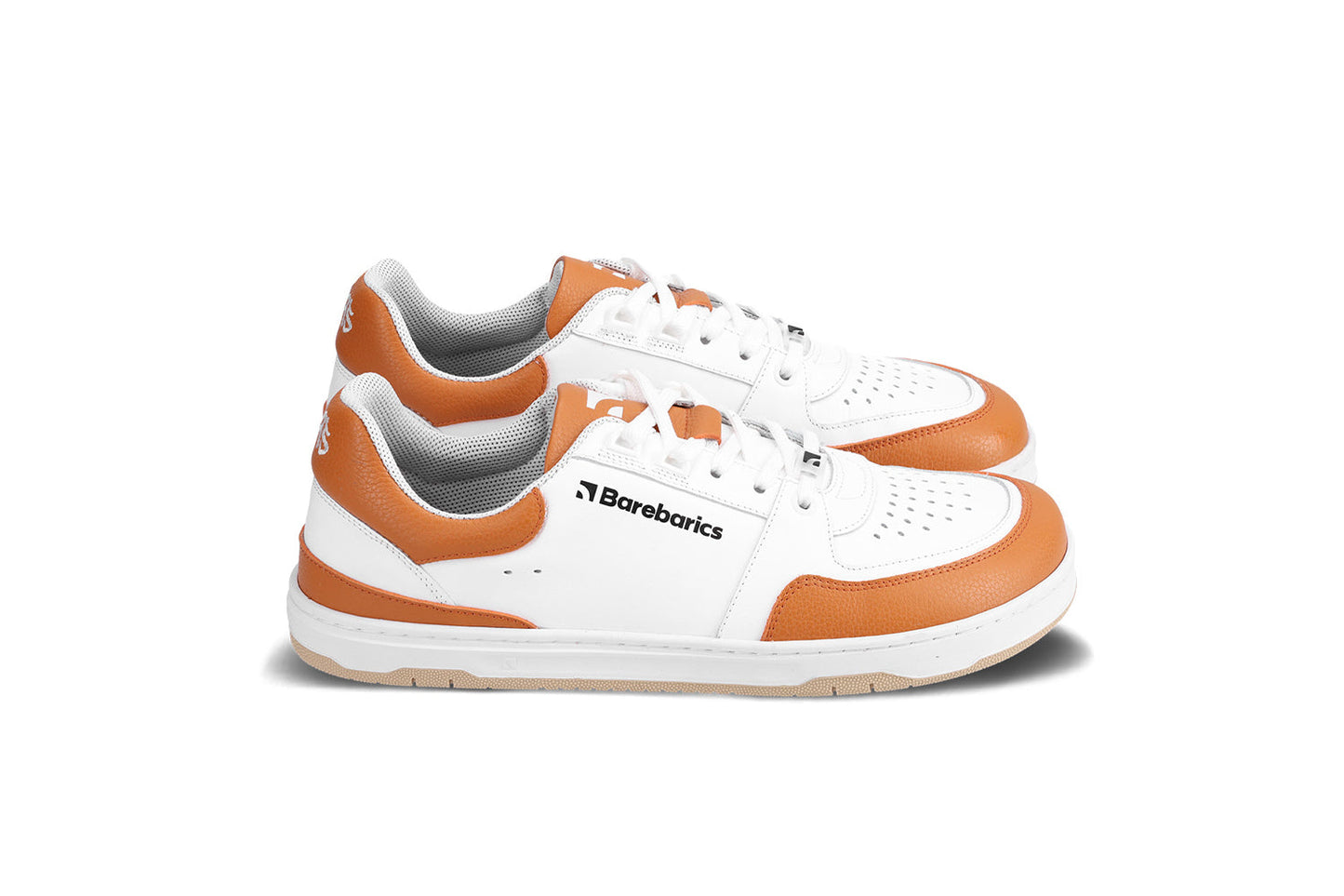 Barfuß-Sneaker Barebarics Wave - Weiß & Orange (SALE)