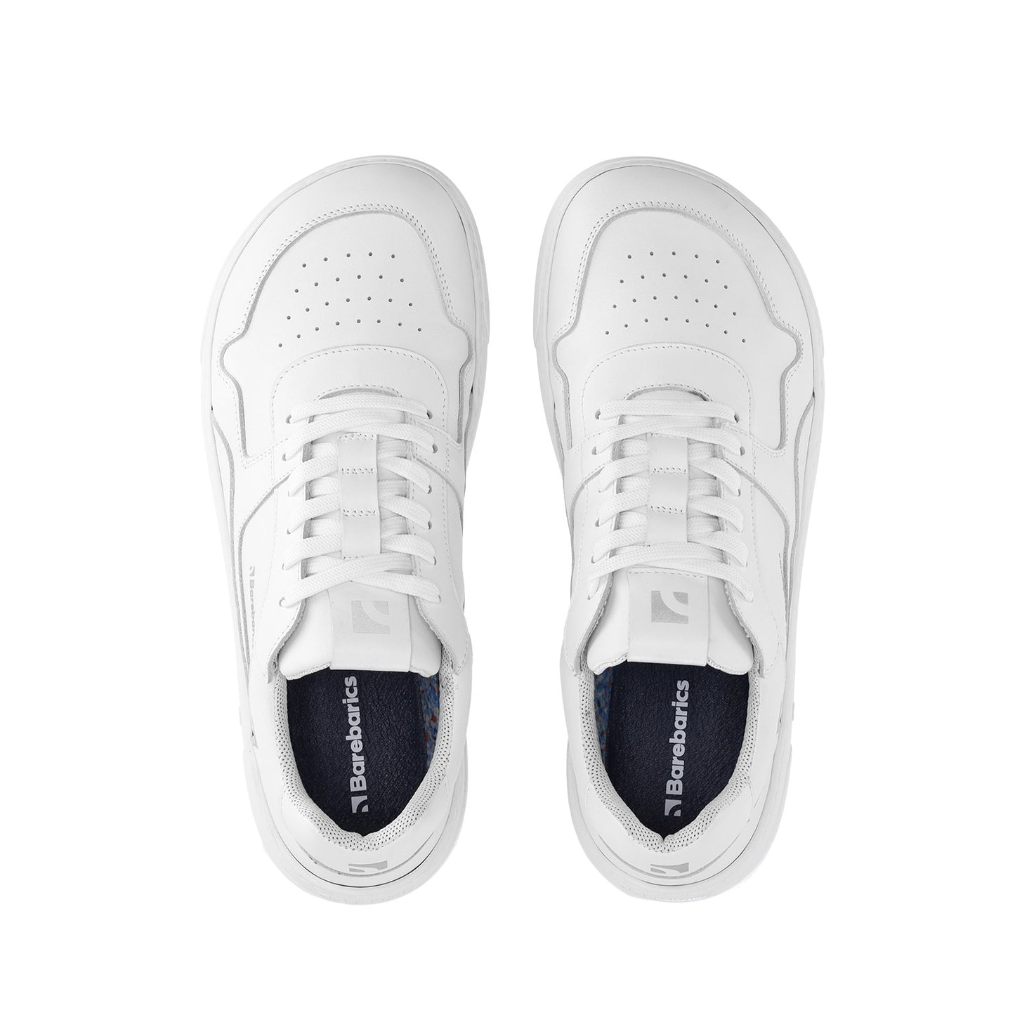 Barfuß-Sneaker Barebarics Zing - All White - Leder